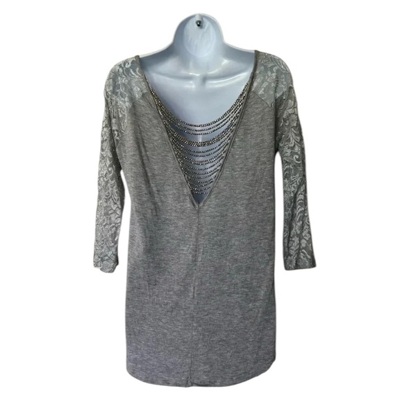 Harley Davidson Soul Of The Road tee gray embellished chain back Size XL - Picture 8 of 9